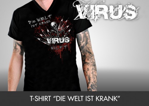 T-Shirt „Die Welt ist krank“