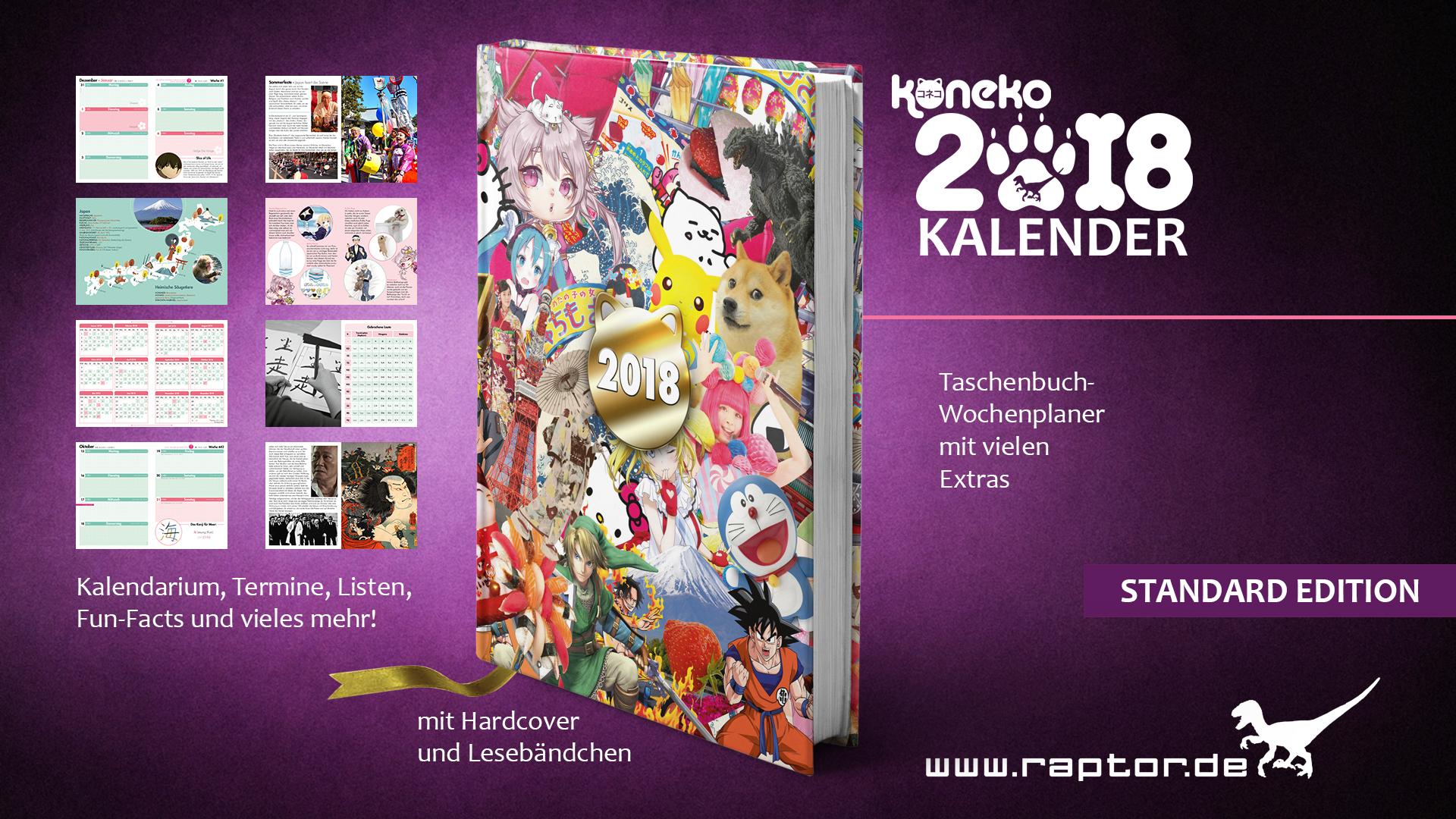 Koneko Kalender 2018 Standard Edition