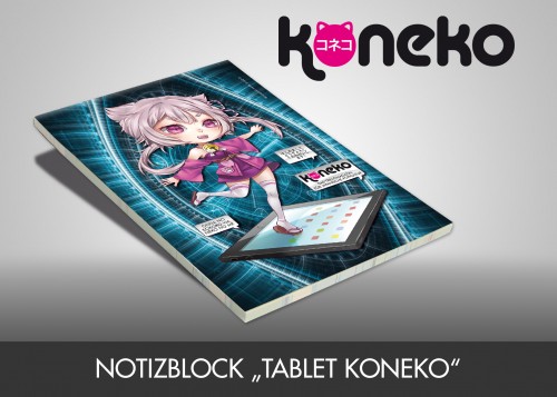 Notizblock „Tablet Koneko“