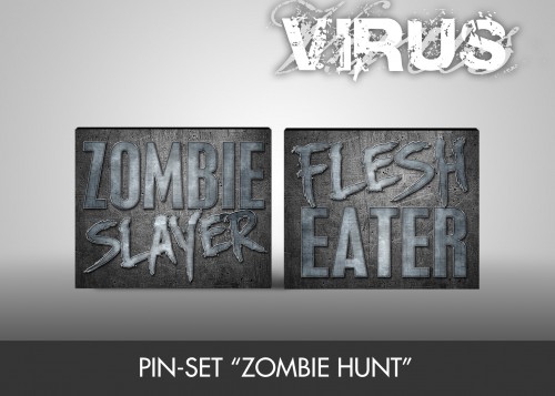Pin-Set „Zombie Hunt“